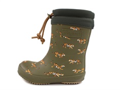 Bisgaard safari winter rubber boots with wool lining  